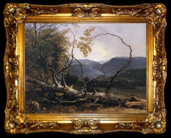 framed  Asher Brown Durand Study from Nature,Stratton Notch,Vermont, ta009-2